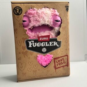 Zuru  Valentine Fuggler Pink Wide Eyed Weirdo Plush Toy NIB